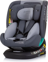 Silla de coche Chipolino Supreme i-Size 40–150 cm Isofix 360 – Granite