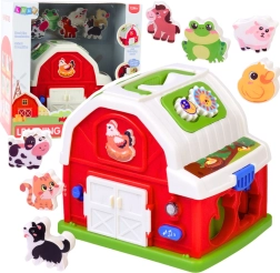 Granja interactiva – granero musical con animales y luces