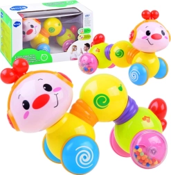 Oruga interactiva rodante Happy Wiggle Worm