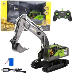 Excavadora RC de orugas HUINA 1:18 verde