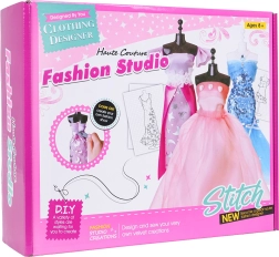 Set creativo Pequeña Diseñadora – telas de colores y accesorios