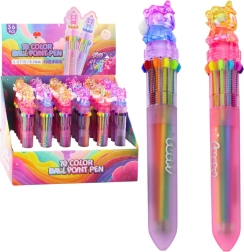 Bolígrafo automático multicolor Unicorn para niños 10 en 1