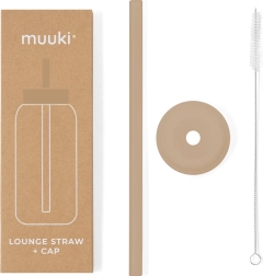 Muuki Lounge pajita y tapa para milk coffee