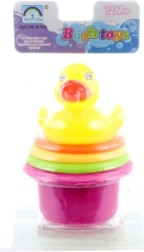Vasitos de colores con patito para el agua