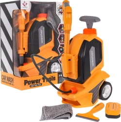 Lavadora infantil con función de agua y set de limpieza