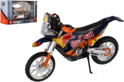 Modelo metálico de moto BBURAGO RED BULL KTM Rally Dakar 2019, 1:18