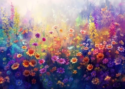 Enjoy Puzzle Pradera en flor 1000 piezas