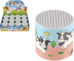 Lata con sonido realista de vaca