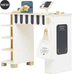 Le Toy Van puesto de venta con caja registradora y accesorios