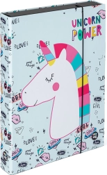 Caja para cuadernos formato A4 Jumbo con motivo Unicorn