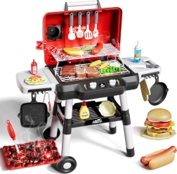 Parrilla infantil para barbacoa con luces LED, set de 31 piezas Woopie