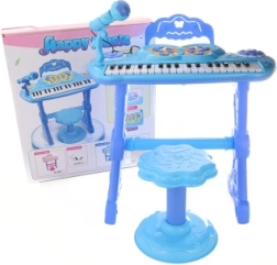 Pianito infantil con adaptador azul