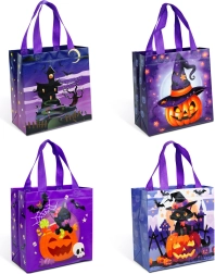 Bolsa de Halloween con 4 motivos - 1 unidad