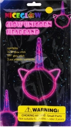 Diadema luminosa de unicornio