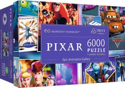 TREFL Puzzle Galería épica Disney Pixar 6000 piezas