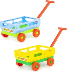 Carrito infantil de plástico Wader-Polesie, grande 60 × 46 cm