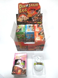 Huevo con dinosaurio creciente 12 × 8 cm
