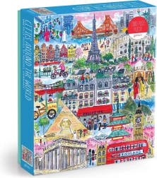 Puzzle Galison Ciudades del mundo de Michael Storrings, 1000 piezas