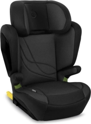 Silla de coche MoMi MEI negra 100–150 cm con ISOFIX