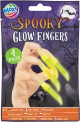 MOXY uñas de Halloween luminosas 4 uds.