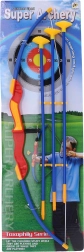 Set de tiro con arco infantil de plástico 58 cm con 3 flechas