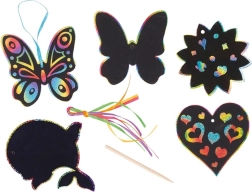 Goki imágenes rasca y revela arcoíris para colgar – surtido de motivos