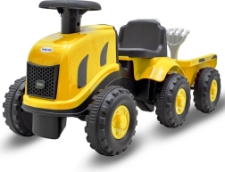 Correpasillos infantil tractor con remolque y herramientas Baby Mix Benny amarillo