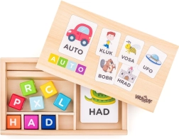Woody Construye palabras – juego educativo para niños
