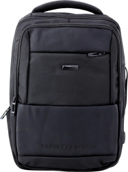 Mochila urbana con USB y correa de pecho negra 26L