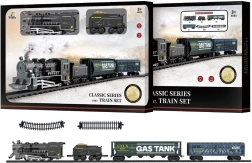 Tren vintage: efectos de luz y sonido