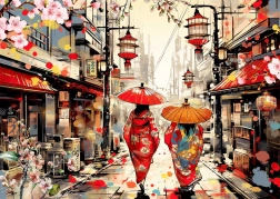 Enjoy puzzle Paseo por Tokio 1000 piezas