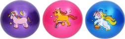 Pelota de goma con motivo de unicornio 22 cm