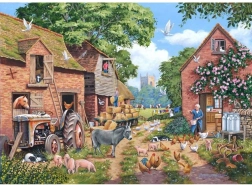 House of Puzzles Puzzle Enfoque en la granja 1000 piezas