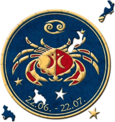 Puzzle redondo Zodíaco – Cáncer 33 piezas