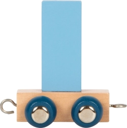 small foot tren polar alfabeto letra I