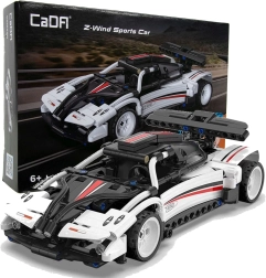 CaDA Z-Wind coche deportivo de carreras con retroceso (pull-back)