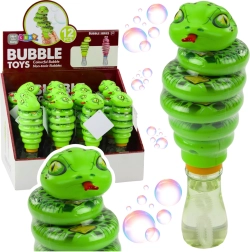 Juguete para niños - Pompas de jabón Serpiente 2 en 1 Verde
