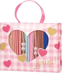 Caja de regalo con gomas para el pelo - 24 uds
