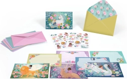 Set de regalo de invitaciones de animales fantásticos DJECO