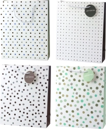 Bolsa de regalo con lunares 32 x 26 x 10 cm