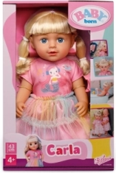 Muñeca BABY born Carla con accesorios de peluquería, 43 cm