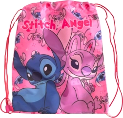 Bolsa infantil de espalda Lilo & Stitch rosa 40 × 35 cm