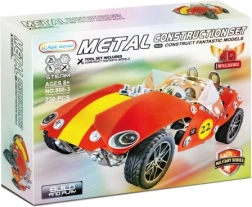 Kit de construcción metálico de coche de carreras retro, 230 piezas
