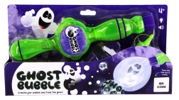 Pistola de burbujas Ghost Bubble con efecto de humo y luces