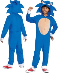 Disfraz infantil de Sonic the Hedgehog, 134–146 cm