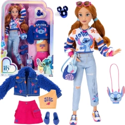 Muñeca de moda Disney ILY 4Ever inspirada en STITCH con accesorios 30 cm