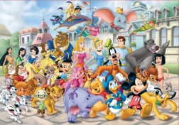 Puzzle Disney desfile de personajes, 200 piezas Educa