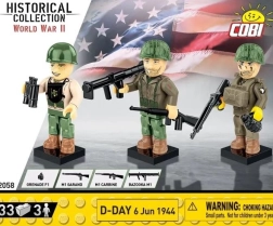 Set de construcción COBI HC WWII – D-Day 6 de junio de 1944 figuras