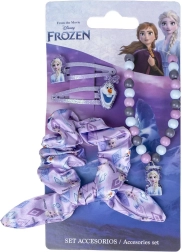 Set infantil de accesorios Disney Frozen: horquillas, goma elástica y collar