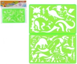 Plantillas de plástico para dibujar 2 uds 11 × 18 cm